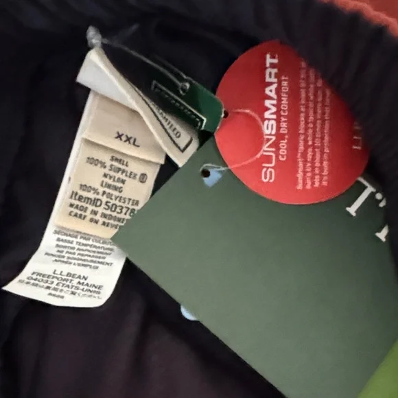 L.L. Bean Men's Light Mahogany Supplex Sport Shorts - Picture 3 of 5